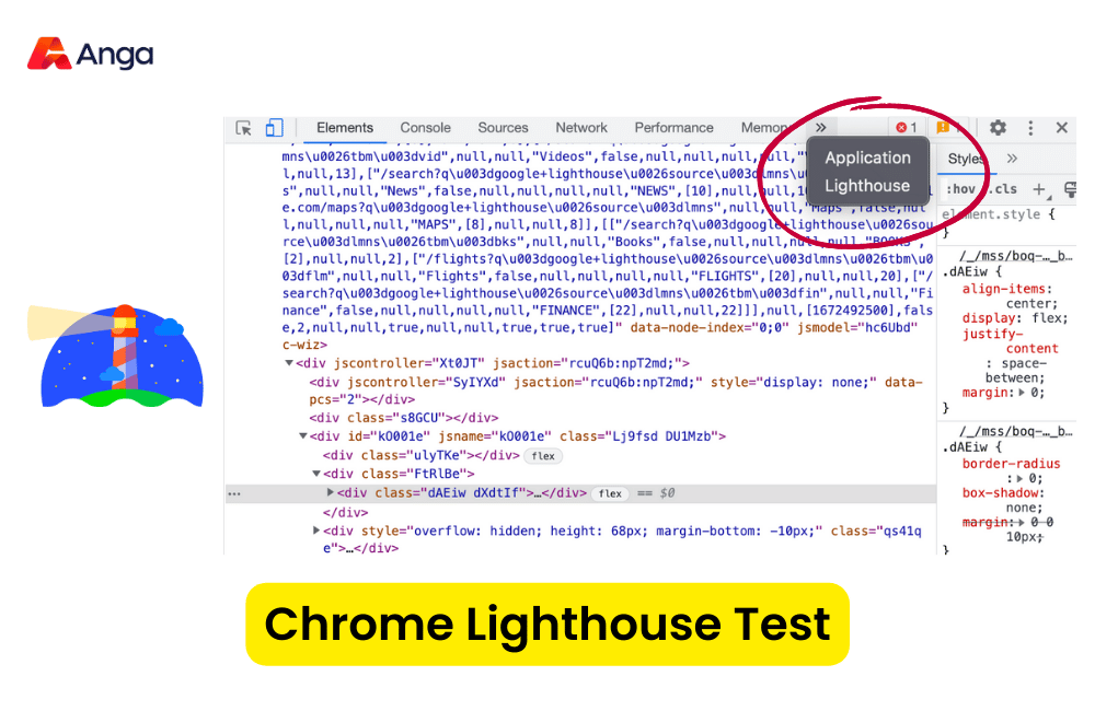 Chrome Lighthouse