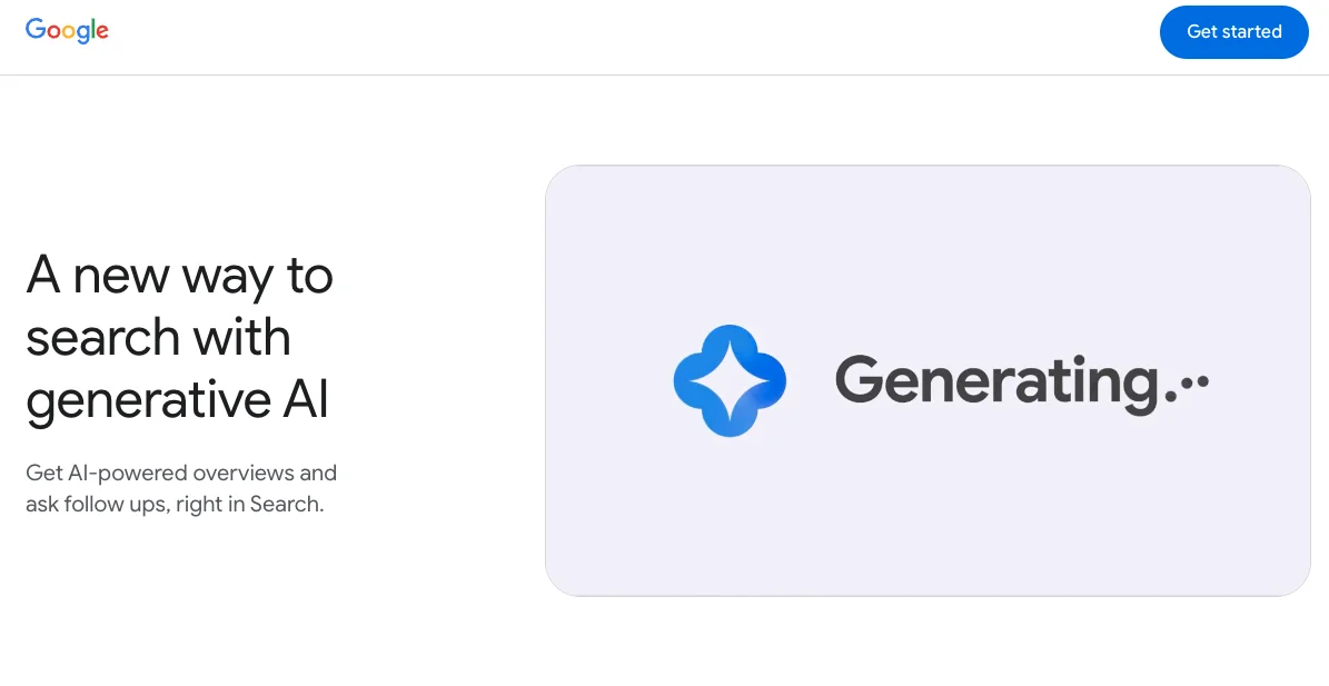 Search Generative Experience คืออะไร